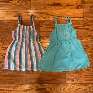 Cat & Jack Bundle of Cotton summer dresses - 5T